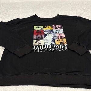 Taylor Swift The Eras Tour women’s Black  Sweatshirt